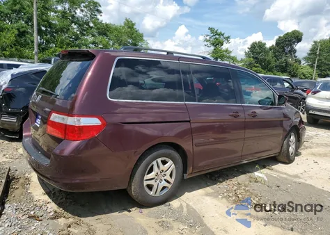 2007 Honda Odyssey Ex из США, поврежденный, VIN 5FNRL38477B020376